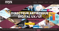 Desktop Screenshot of myx.fr